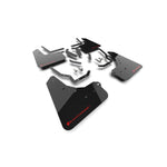 Black Rally Armor UR polyurethane mud flaps with red logo for 2025-2026 Toyota 4Runner