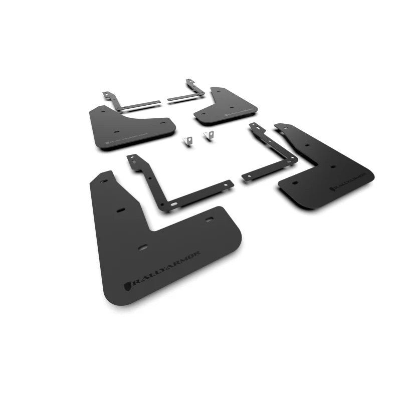 Rally Armor 25-26 Toyota Camry Basic Black Mud Flap Black Logo