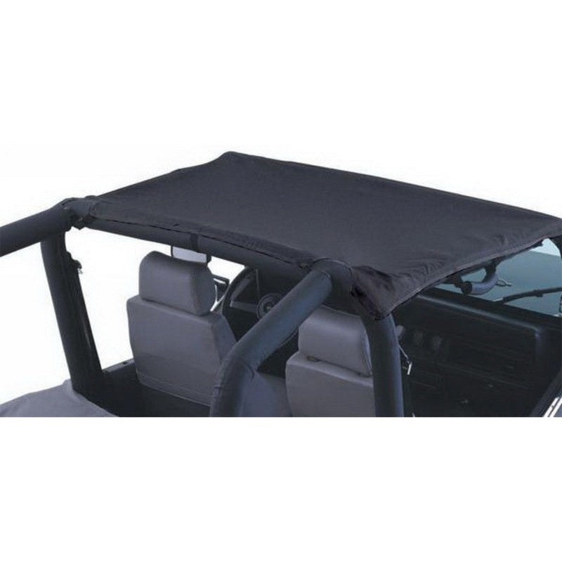 Black Rampage California Brief soft top for 1971-1975 Jeep CJ5