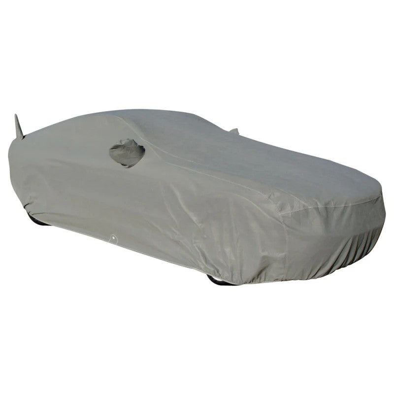 Grey Rampage 4-layer custom fit car cover for Suzuki Samurai with included lock and cable