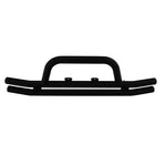 Rampage black powder coated double tube front bumper for Jeep Wrangler and Gladiator