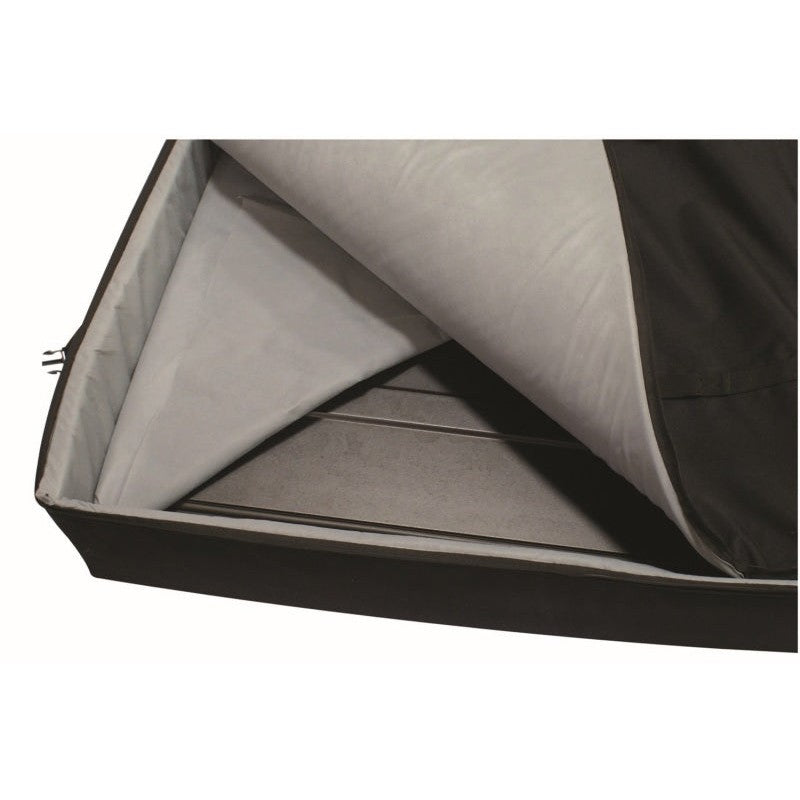 Black heavyweight canvas Rampage Freedom Top panel storage bag with nylon handles and straps.