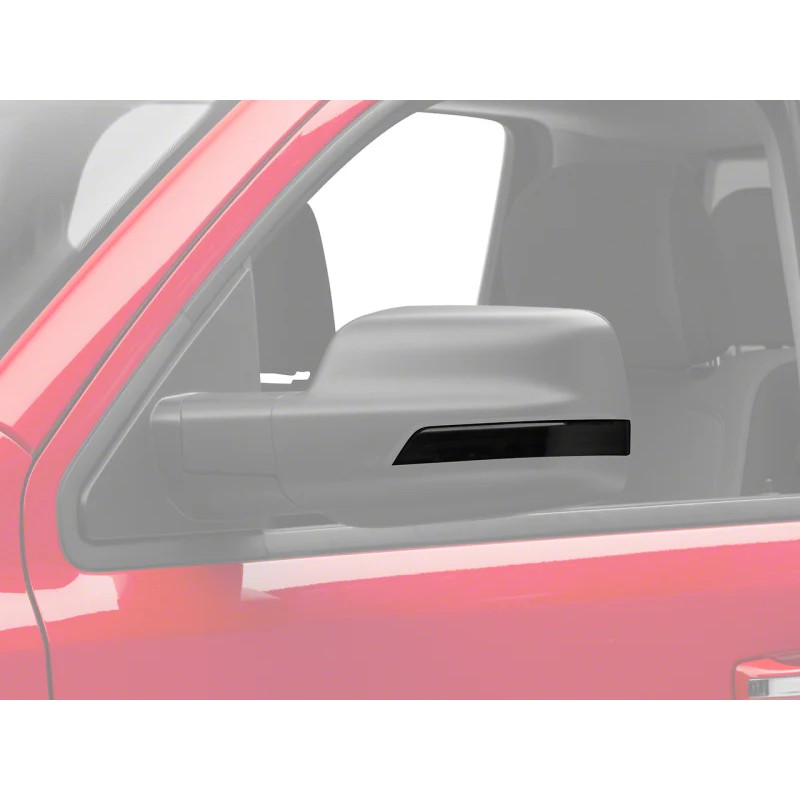 Raxiom Axial Series smoked sequential LED mirror turn signal markers for 2019-2025 Ram 1500