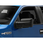 Raxiom Axial Series smoked lens sequential LED mirror-mounted turn signals for 2009-2014 Ford F-150.