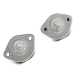 Raxiom Axial Series white LED license plate bulbs with clear lenses for 1994-2004 Ford Mustang