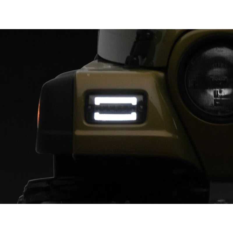 Raxiom Axial Series smoked lens LED sequential cornering lights for 1997-2006 Jeep Wrangler TJ