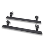 RealTruck VoltStep electric running board kit in textured black for 2020-2025 Jeep Gladiator 4-door models.