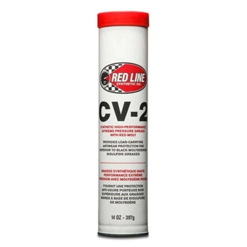 Red Line CV-2 high-performance synthetic grease 14oz tube with molybdenum