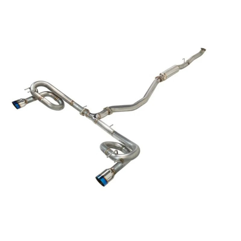 Remark Link Loop catback exhaust system with burnt stainless steel tips for 2022+ Honda Civic Si FE1.