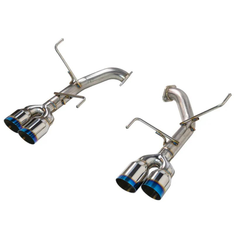 Remark 3.5-inch axleback exhaust with burnt stainless single wall tips for 2022-2024 Subaru WRX VB chassis