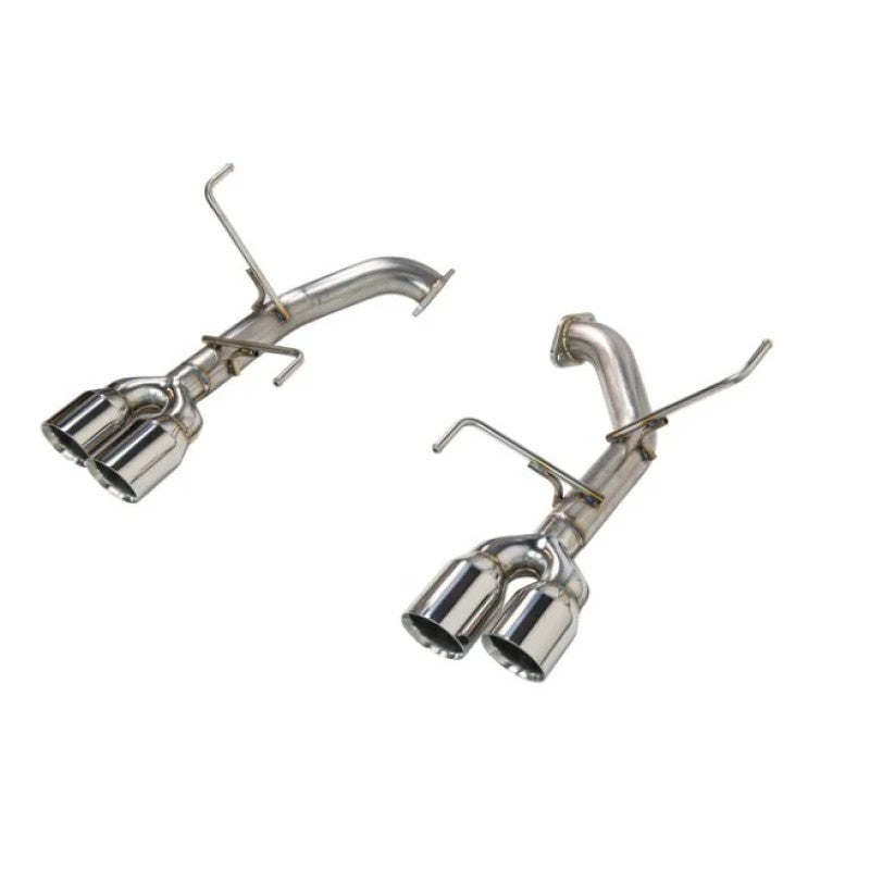 Remark T304 stainless steel axleback exhaust with 3.5-inch double-wall tips for 2022-2024 Subaru WRX VB chassis.