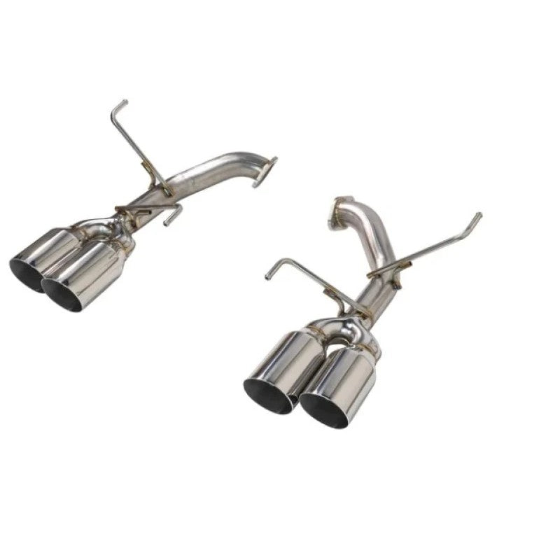 Remark axleback exhaust system with 4-inch stainless steel single wall tips for 2022-2024 Subaru WRX (VB).