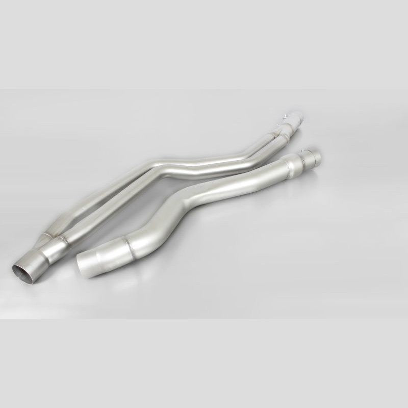 Remus stainless steel resonated connection tube for BMW F30 and F31 LCI 340i and 440i models