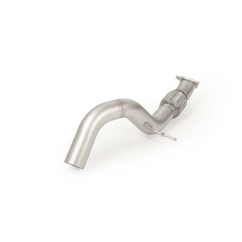 Remus stainless steel front section exhaust pipe for the Honda Civic Type-R FK8 5-door chassis.