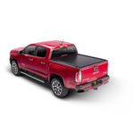 RetraxONE MX 60455 matte black retractable tonneau cover installed on a 5ft truck bed
