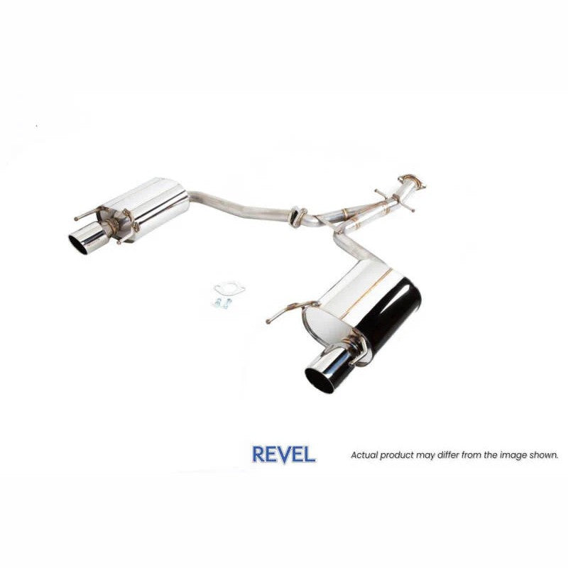Revel Medallion Street Plus stainless steel axle-back exhaust with dual polished tips for 2006-2013 Lexus IS250 and IS350.