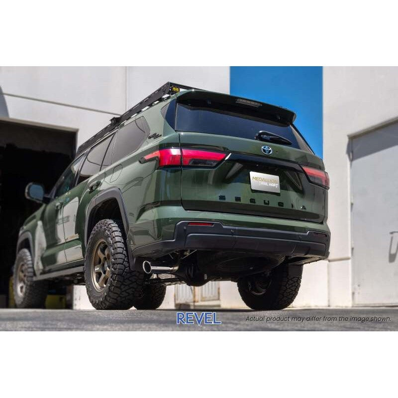 Revel Trail Hart cat-back exhaust system components for 2023-2025 Toyota Sequoia