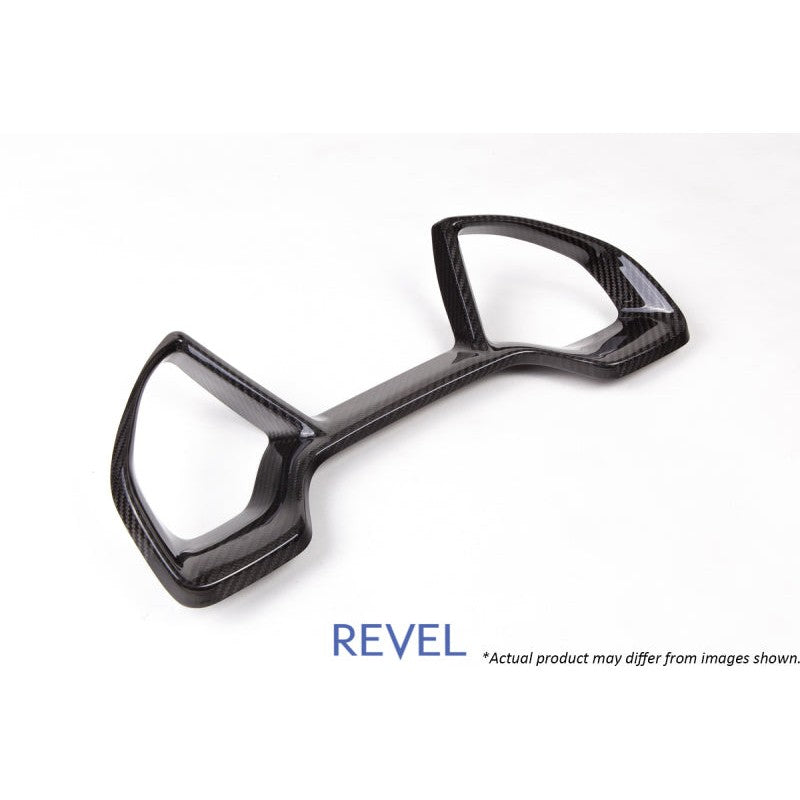 Revel GT dry carbon fiber dash instrument cluster bezel cover for 2016-2018 Honda Civic