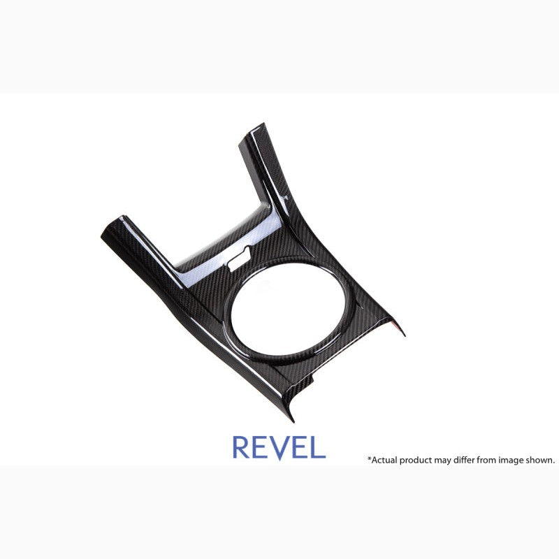 Revel GT dry carbon fiber shifter panel overlay for 2015-2018 Subaru WRX and STI