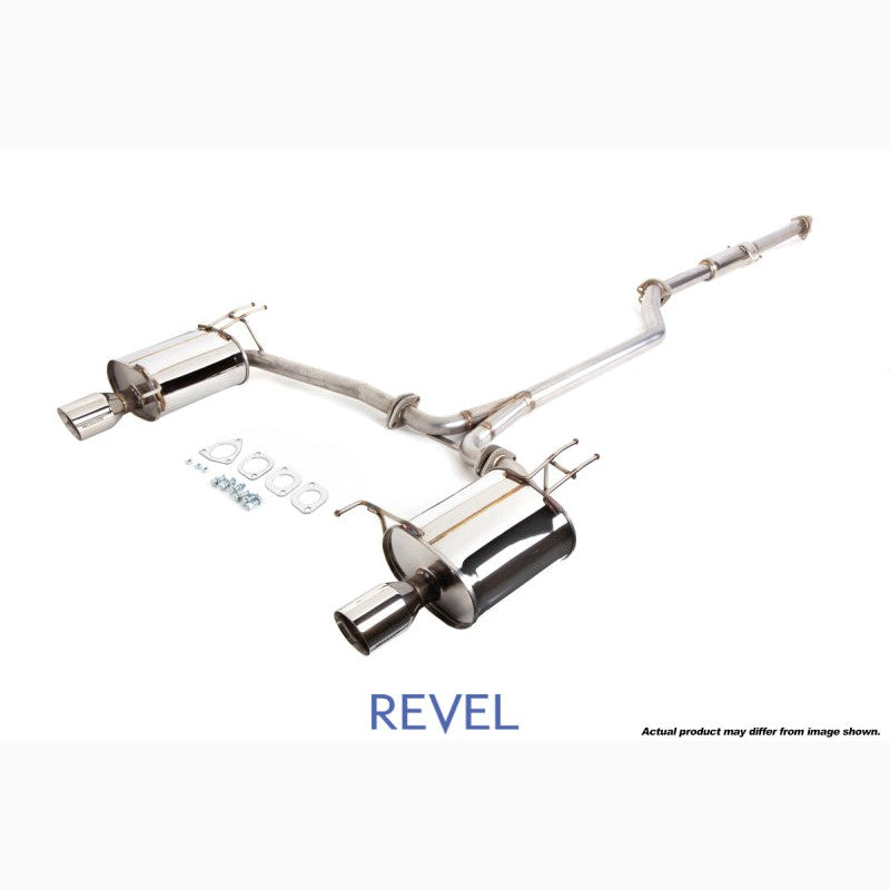 Revel Medallion Touring-S catback exhaust system with dual mufflers and polished tips for 2009-2014 Acura TSX.