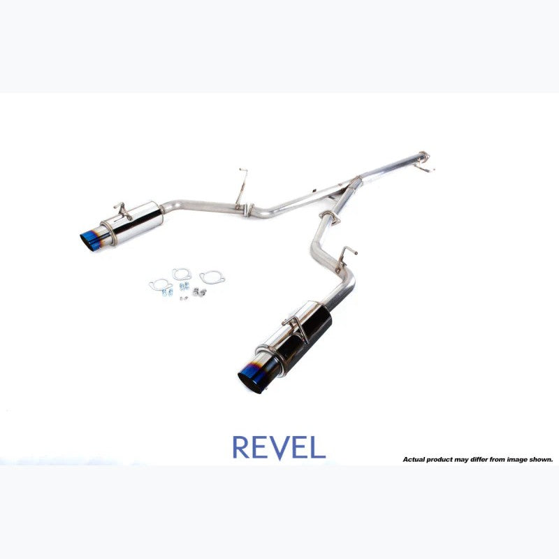 Revel Medallion Touring-S Catback Exhaust with dual mufflers and blue tips for Mitsubishi 3000GT VR4