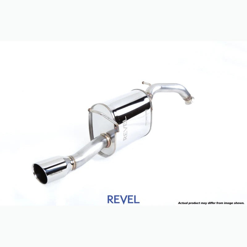 Revel Medallion Touring-S axle-back exhaust system with polished canister and tip for 2004-2007 Scion xB.