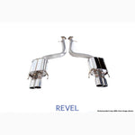 Revel Medallion Touring-S quad tip rear section exhaust system for Lexus RC F and IS500.