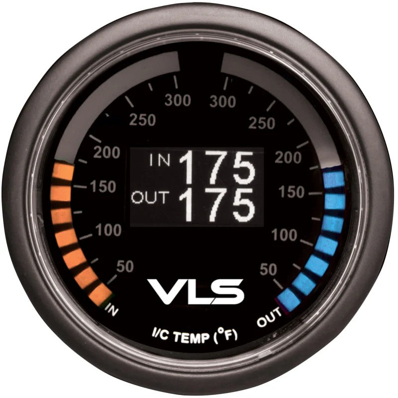 Revel VLS 52mm dual intercooler temperature gauge with 50-300 degree Fahrenheit digital readout