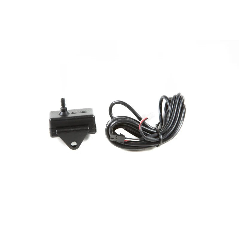Revel VLS series electronic boost sensor with black wiring harness and multi-pin connector