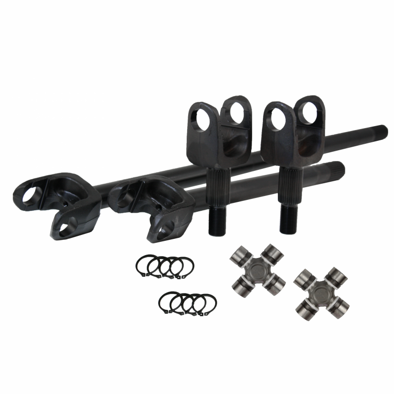 Revolution Gear & Axle Discovery Series chromoly front axle shaft kit for Dana 44 Jeep Wrangler JK