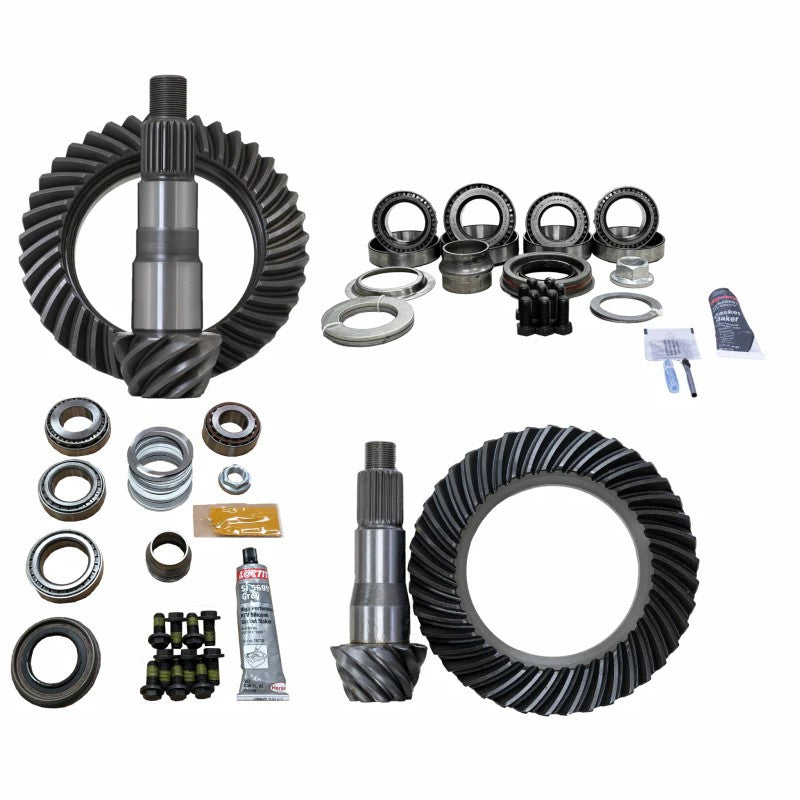 Revolution Gear and Axle 4.56 ratio ring and pinion gear set for Jeep Wrangler JL Dana 35 rear axle.