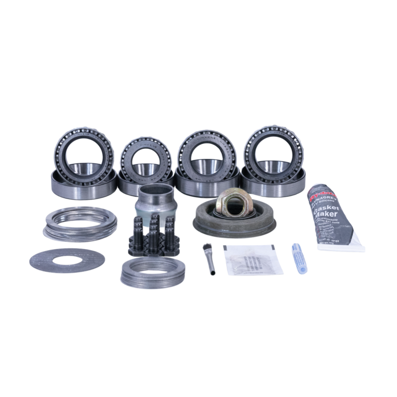 Revolution Gear & Axle Dana 30 front master install kit including bearings, seals, shims, and ring gear bolts.