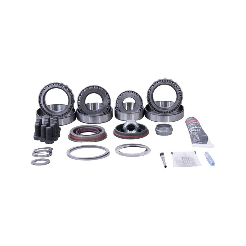 Revolution Gear & Axle master install kit for 1999-2016 Ford Super Dana 60 front axle featuring bearings and crush sleeve.