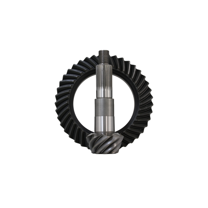Revolution Gear and Axle Dana 30 reverse rotation front ring and pinion gear set with 3.73 ratio.