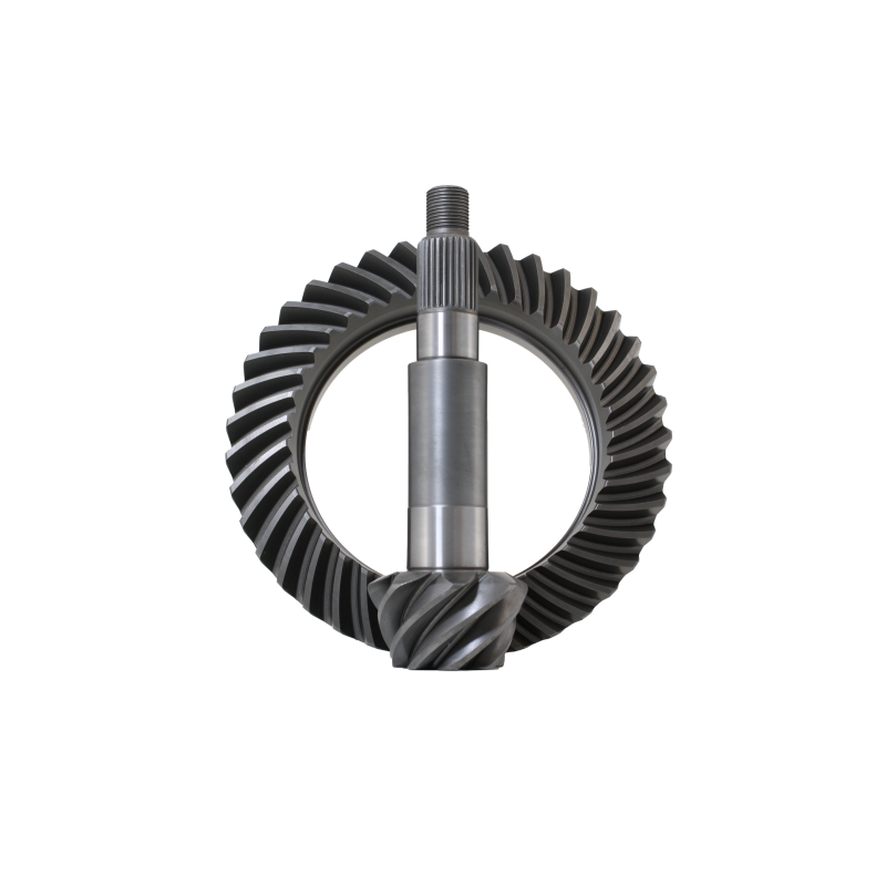 Revolution Gear & Axle 5.38 ratio thick ring and pinion gear set for Dana 60 reverse rotation front axles.