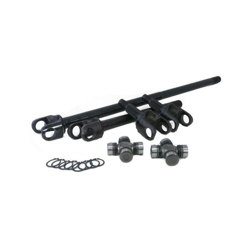 Revolution Gear Discovery Series chromoly 27-spline front axle shafts for Jeep TJ, YJ, and XJ Dana 30
