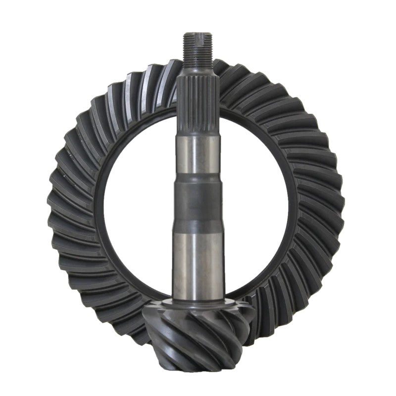 Revolution Gear & Axle 5.29 ratio ring and pinion gear set for Toyota 8-inch 4-cylinder 27-spline differentials.