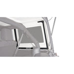 Rhino-Rack Backbone internal support brackets and exterior mounting plates for 2007-2018 Jeep Wrangler JK hardtop.
