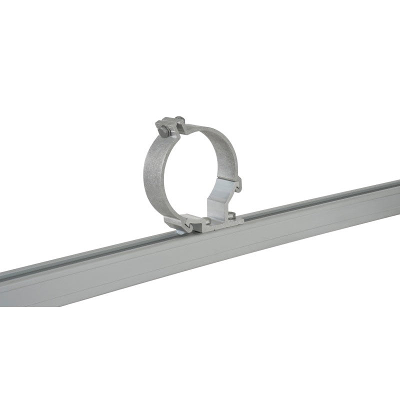 Set of two Rhino-Rack BC2 conduit clamps designed for 100mm carriers and Heavy Duty crossbars.