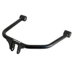 Satin black Ridetech StrongArm rear upper control arm with Delrin bushings for 1958 Chevrolet.