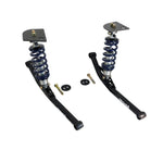 Ridetech HQ Series rear coilover upgrade kit including shocks, springs, and lower StrongArms for 1958-1964 Chevrolet models.