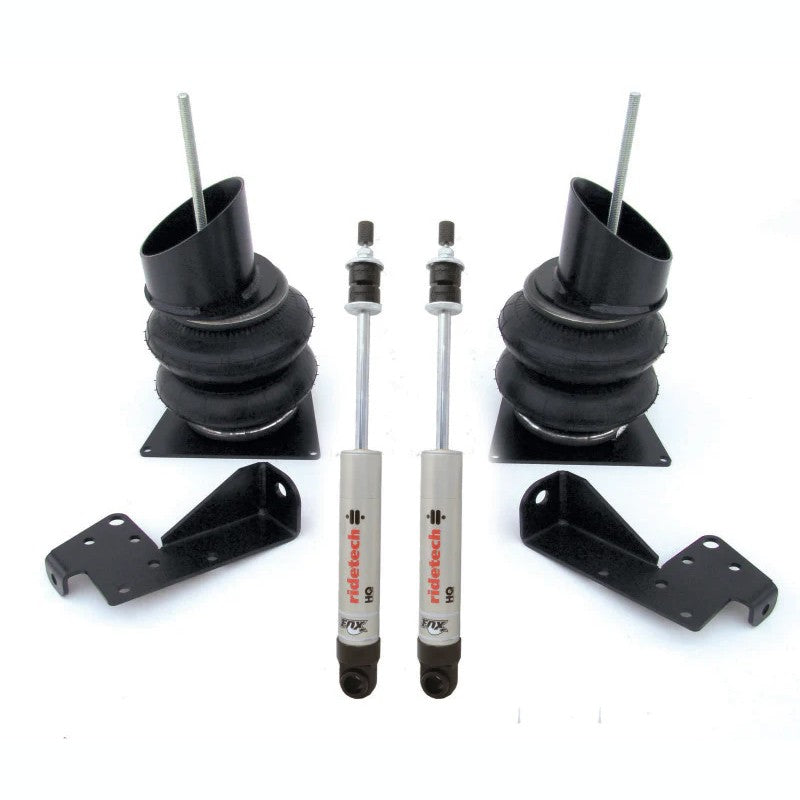 Ridetech Front CoolRide kit with air springs, HQ Series shocks, and mounting brackets for 1958-1964 Chevrolet