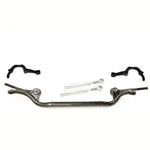 Ridetech TruTurn steering system components including forged center link, steering arms, and tie rod assemblies.