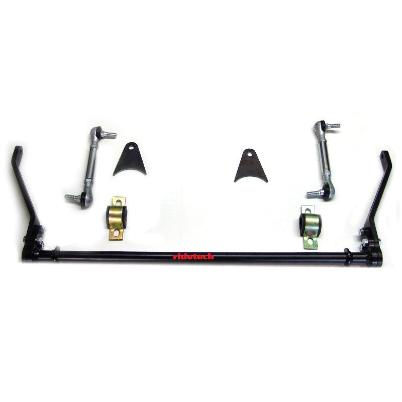 Ridetech Rear MuscleBar sway bar kit including PosiLink end links, bushings, and weld-on axle brackets for 67-69 F-Body.