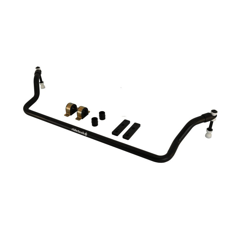 Ridetech MuscleBar front sway bar kit with bushings, brackets, and end links for 1968-1972 GM A-Body vehicles.