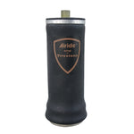 Black Ridetech 90007076 rolling sleeve air spring showing rubber bellows and top mounting port.