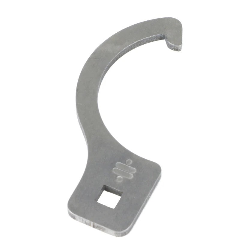 Steel Ridetech CoilOver spanner wrench for suspension ride height and spring preload adjustments