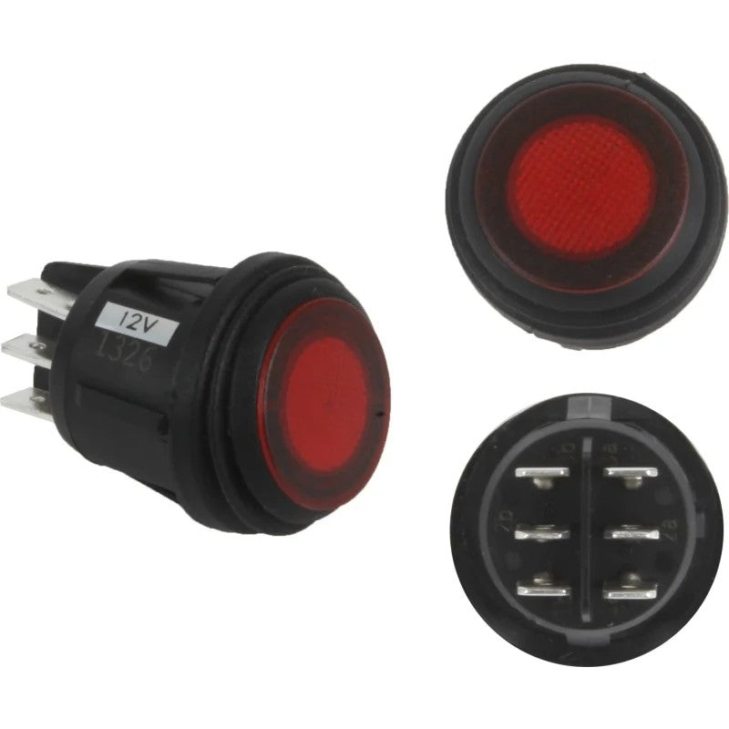 Rigid Industries 3-Position Cherry Rocket Switch with LED Indicator