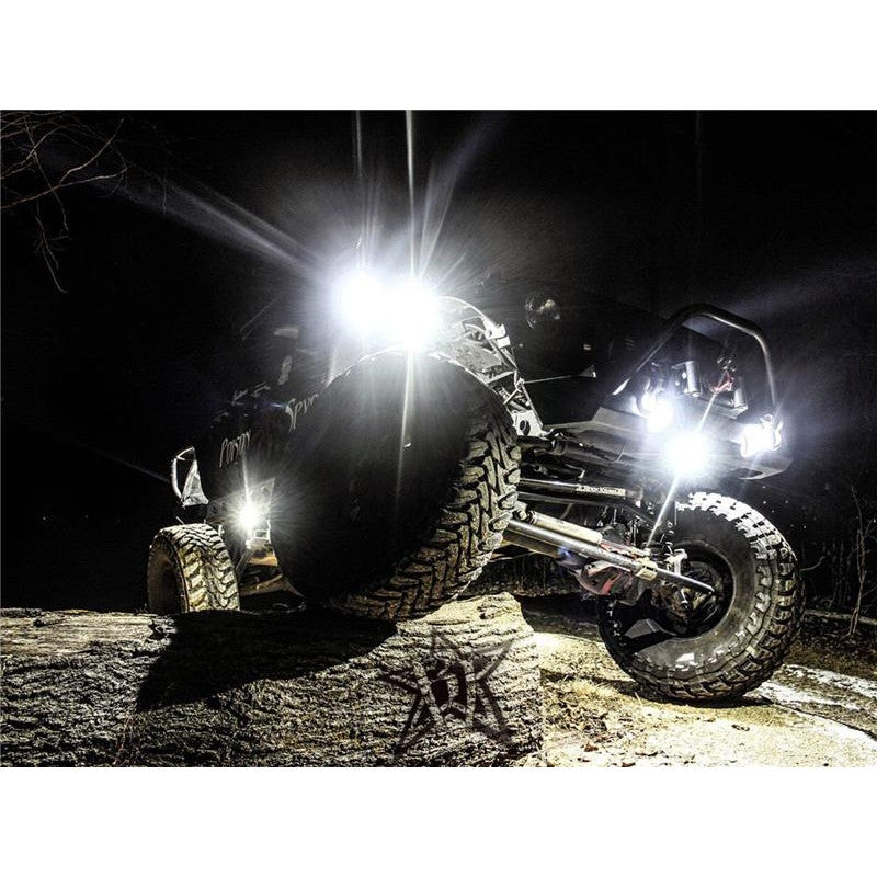 Rigid Industries A-Series Rock Light Kit — Cool White (4-Light)