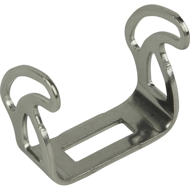 Black powder coated stainless steel L-bracket mounting kit with hardware for Rigid D-Series and Radiance LED pods.